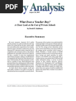 Download                 What Does a Voucher Buy A Closer Look at the Cost of Private Schools Cato Policy Analysis No 486         by Cato Institute SN13673038 doc pdf