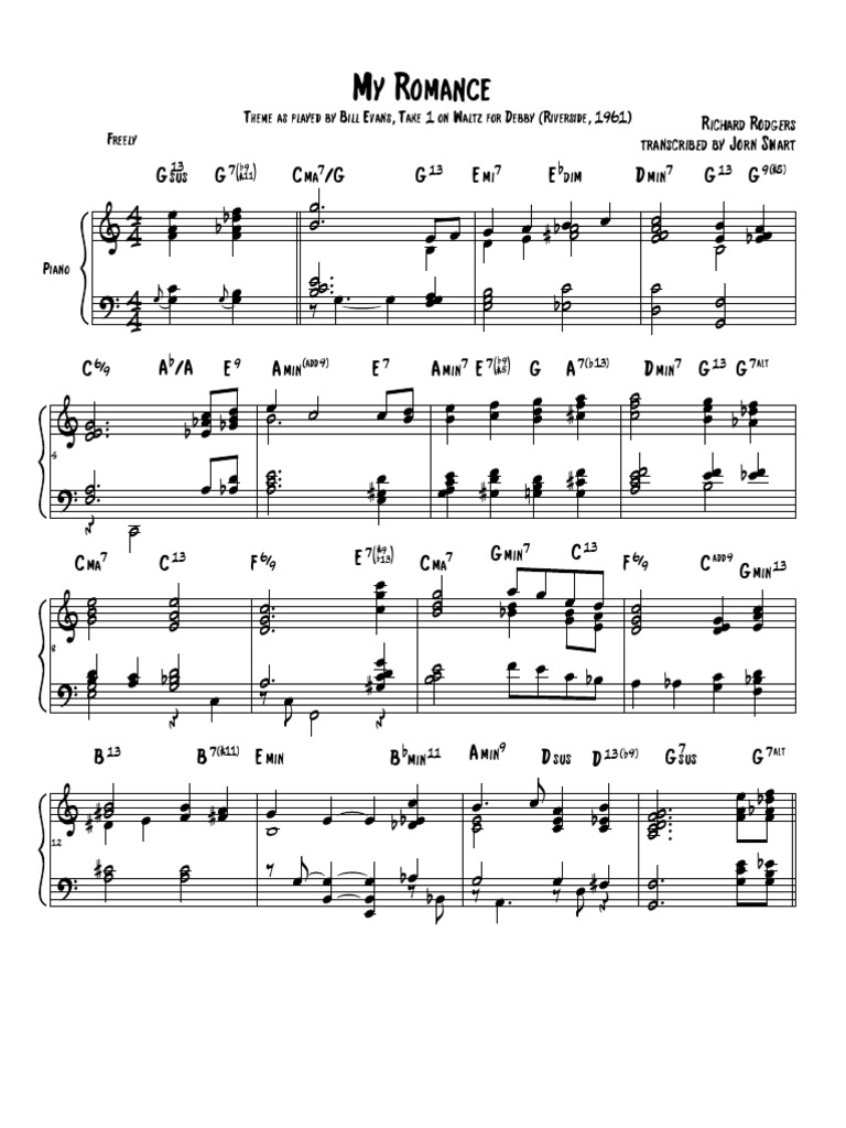 Bill Evans Transcriptions Pdf File