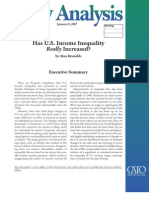 Has U.S. Income Inequality Really Increased?, Cato Policy Analysis No. 586