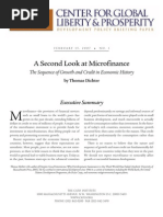 Download     A Second Look at Microfinance The Sequence of Growth and Credit in Economic History Cato Development Briefing Paper No 1   by Cato Institute SN13673519 doc pdf