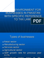 Legal Environment For Business in Pakistan