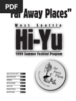 1999 Hi-Yu Summer Festival Souvenir Booklet