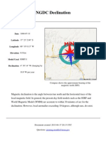 NGDC Declination: Geomag - Models@noaa - Gov