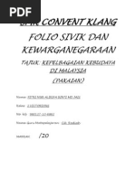 Folio Sivik & Kewarganegaraan -Kepelbagaian Kebudayaan dI Malaysia (Pakaian) TINGKATAN 2