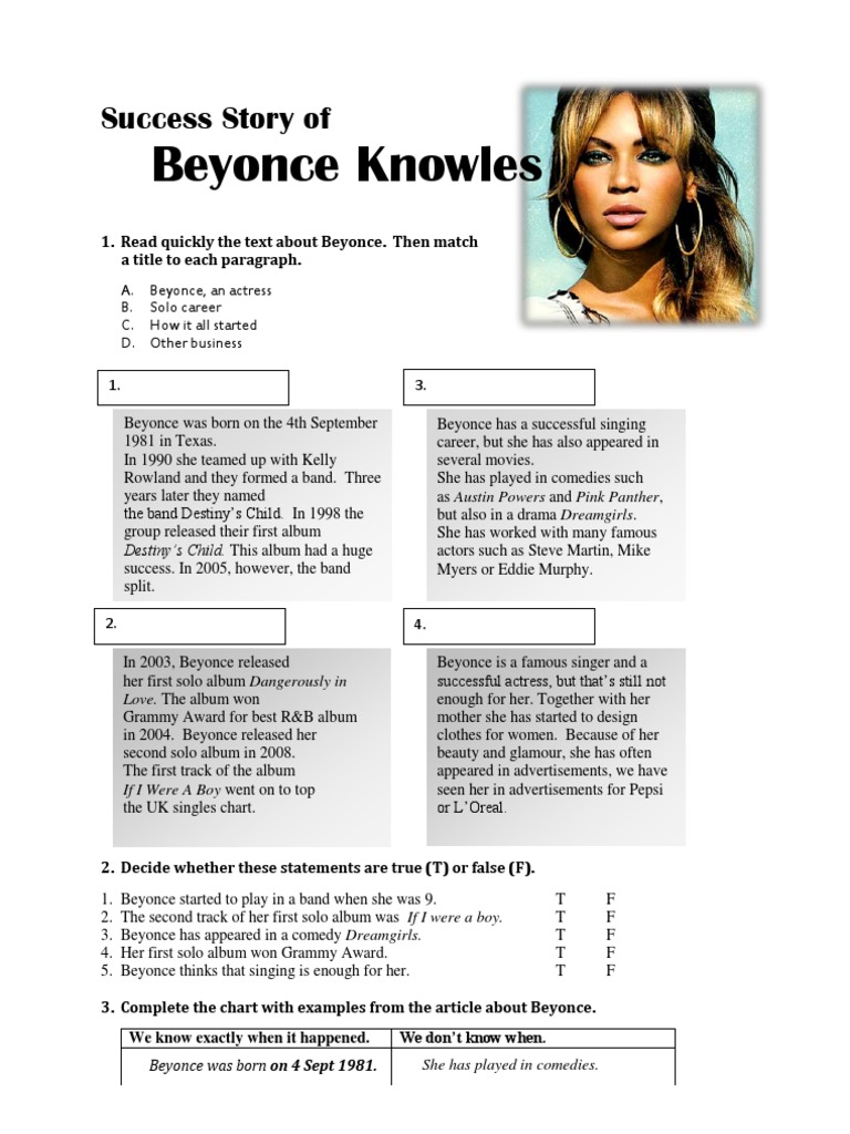 Beyonce PDF | PDF | Beyoncé | Contemporary R&B