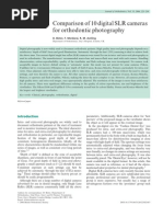 Download Comparison 10 DSLR Camers for Orthodontic Photography by Ahmed Tarek El-Shanawany SN136763547 doc pdf