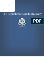 "Republican Road To Recovery" Budget Rebuttal