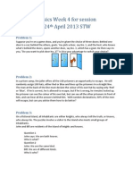 WEEK 9 - Further Physics Questions Logic Problems From STW