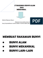 Membuat Rakaman Bunyi Alam