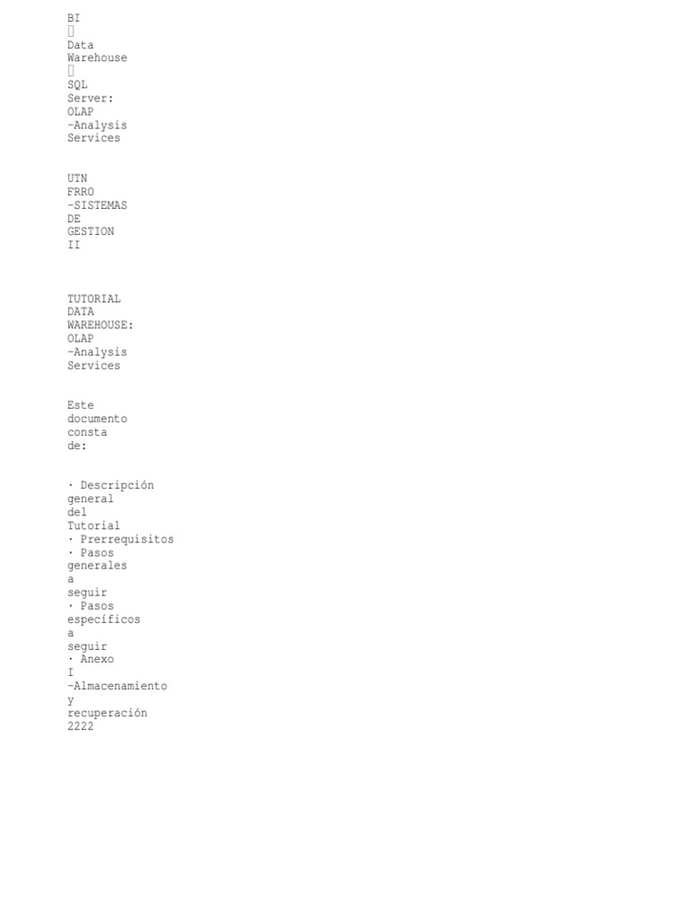 SQL - Tutorial ETL - Parte 3 | PDF | Servidor SQL de Microsoft ...