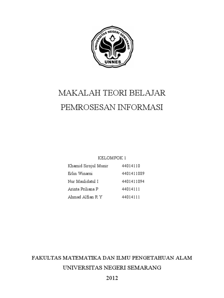 MAKALAH TEORI BELAJAR.doc