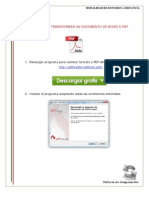 Pasos para Transformar Un Documento de Word A PDF