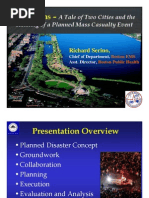 Course 18 - Tale of Two Cities and the Running of a Planned Mass Casualty Event - Serino Richard