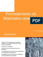 CERAMICA-Procesamiento Materiales Ceramicos