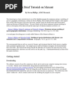 MaxEnt Guide for Species Distribution Modeling | PDF | Dependent And ...
