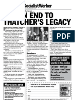 Put An End To Thatcher's Legacy: After The 10 Million Funeral..