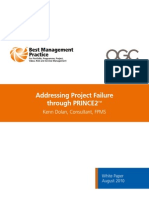 Addressing Project Failure Through PRINCE2