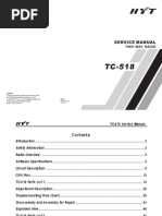 Hyt Tc-518 Service Manual