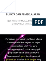 Budaya Dan Pembelajaran