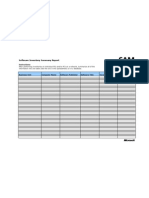 Software Inventory Summary Report Template