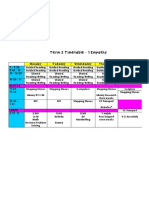 t2 Timetable 2013