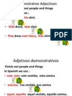 Demonstrative Adjectives