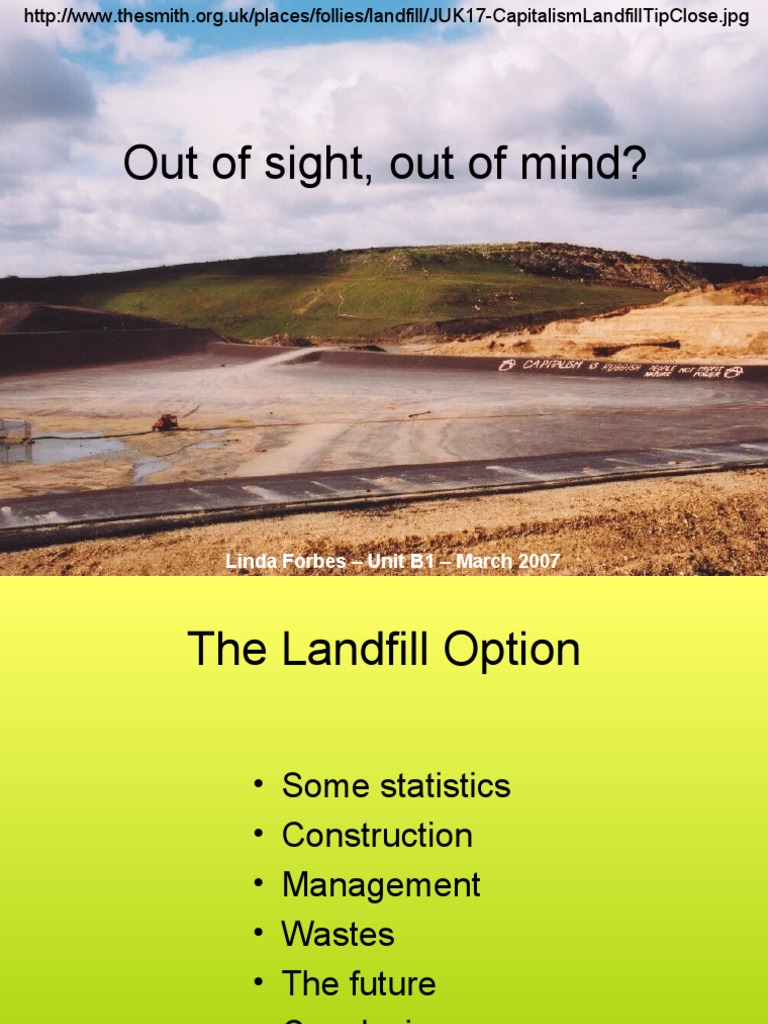 The Future of Landfill | PDF | Landfill | Municipal Solid Waste