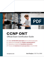 Cisco Press CCNP ONT Official Exam Certification Guide May 2007