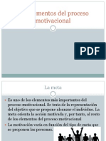 1 Los Elementos Del Proceso Motivacional