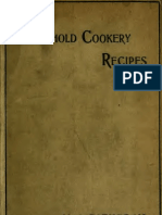 Household Cookery Recipes (1901)