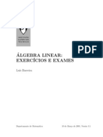 Algebra Linear Exercicios Exames