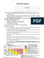 Hazard Checklist CORE