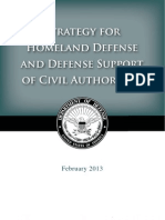 Pentagon domestic ops Homeland Defense Strategy 2.2013