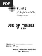 BOOK Use of Tenses 3º ESO