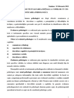 Aspecte Psihologice În Evaluarea Inițială A Copiilor Cu CES