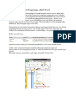 Cara Mengetik Angka Nol Di Depan Angka Selain 0 Di Excel