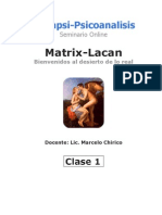 Clase 1 - Matrix-Lacan - M.chirico - Intrapsi
