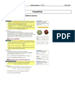 1ES Probabilités