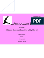Dance Dues May 1