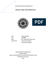 Putu Adi Subtractor Laporan Praktikum Elektronika II