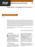 Paisaje agrario, antropología de un territorio II