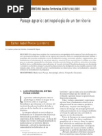 Paisaje agrario, antropología de un territorio