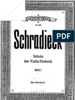 Schradieck Schule Der Violin-Technik Heft I