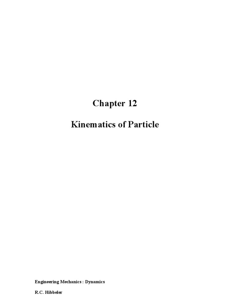Dynamics Chapter 12 | PDF | Acceleration | Velocity