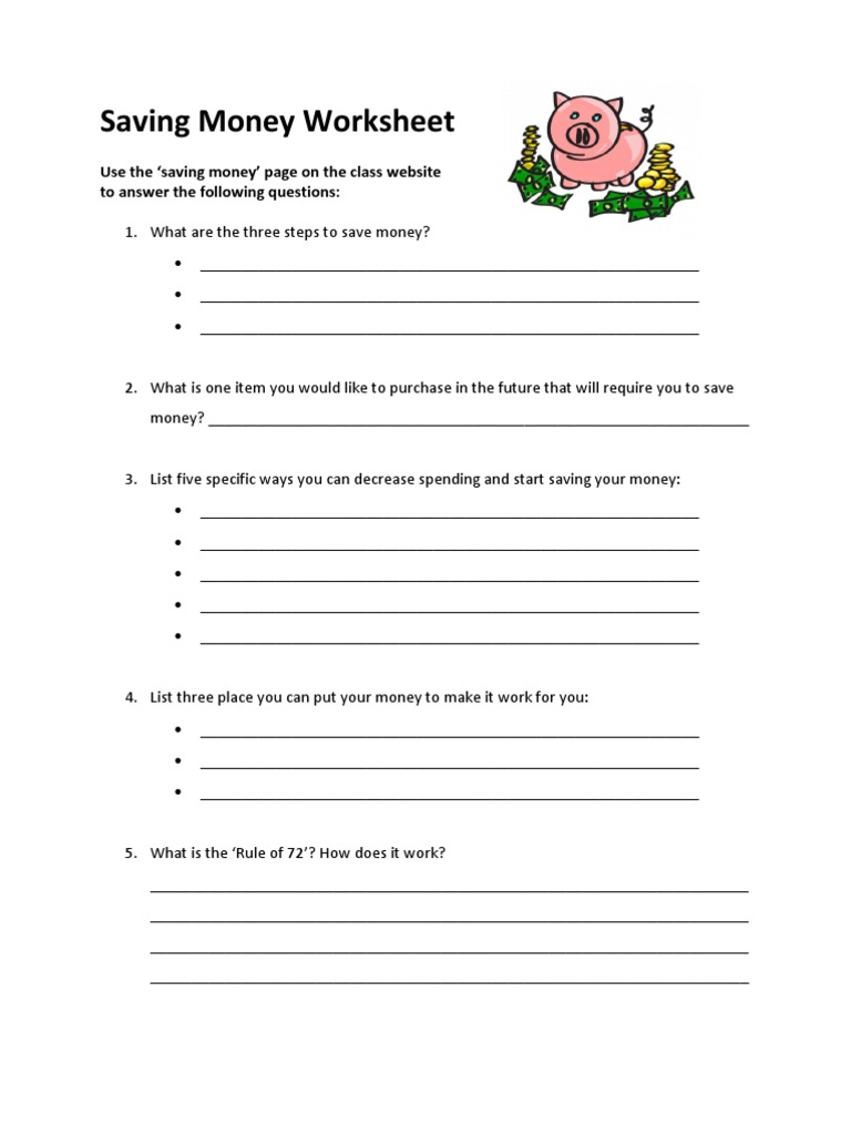 saving-money-worksheet-pdf