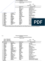 Manila - April 2013 Registered Master Electrician Licensure Exam Room Assignments