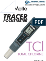 LaMotte 1740 TCL Total Chlorine Tracer PockeTester Instructions