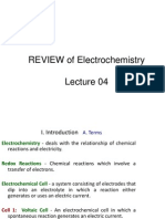 Lecture 04 Review of Electrochemistry