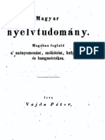 Vajda Péter - Magyar nyelvtudomány 1835.