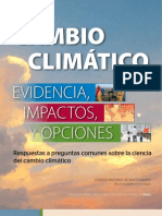Cambio Climático: Evidencia, Impactos, y Opciones